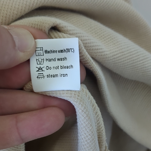 Women's Cream Sweatshirt - Picture 8 of 8